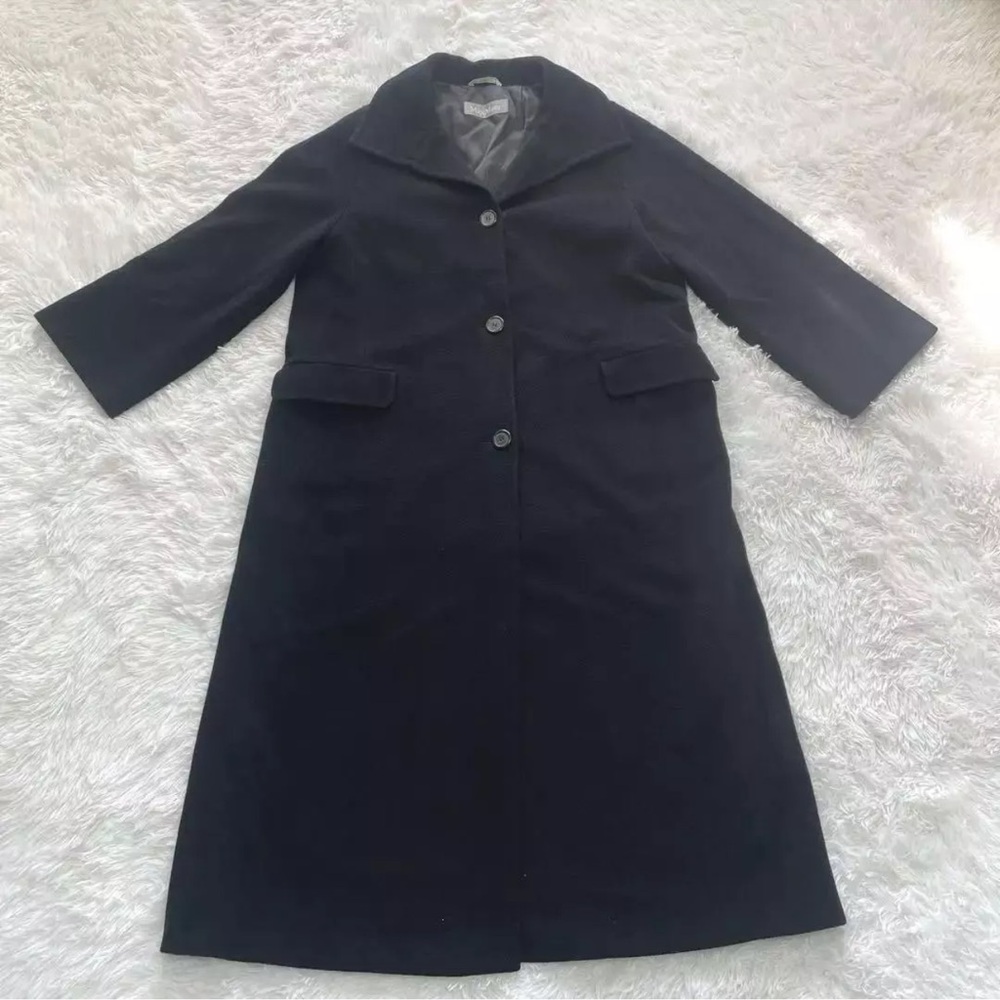 MaxMara Long Black Wool Coat